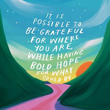 Artwork thumbnail, Gratitude and Hope at the Same Time by morgansgoods