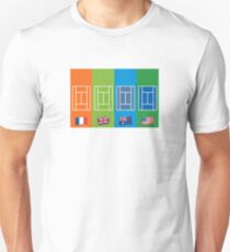 Land Emoji Grand Slam Gerichte Slim Fit T-Shirt