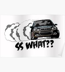 2016-17 Chevy SS- Phantom Black Poster