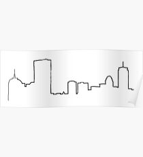 Boston Skyline Poster