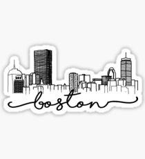 Boston Skyline Sticker