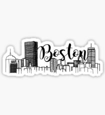 Boston Skyline Sticker