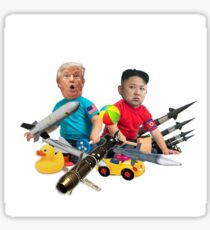Kim Jong-un and Donald Trump Sticker