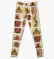 Ukrainian Mahjong Leggings