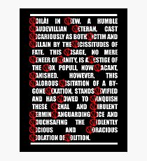 Guy Fawkes Speech Photographic Print