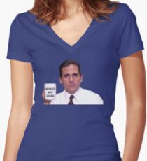 Weltbester GG-Big Tailliertes T-Shirt mit V-Ausschnitt