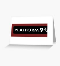 Platform 9 3/4 - T-Shirt Greeting Card