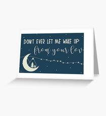 dream in a dream Greeting Card