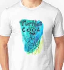 Turtles Are Cool Watercolor Unisex T-Shirt