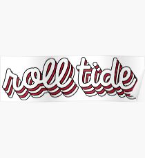 Roll Tide Retro Poster