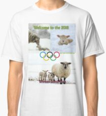 Winter Lamb Pics Classic T-Shirt