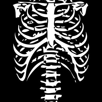 Skeleton Rib Cage Bones  Kids T-Shirt for Sale by ArtVixen