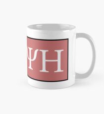 Rho Psi Eta Greek Letters - Rose Flower Mug
