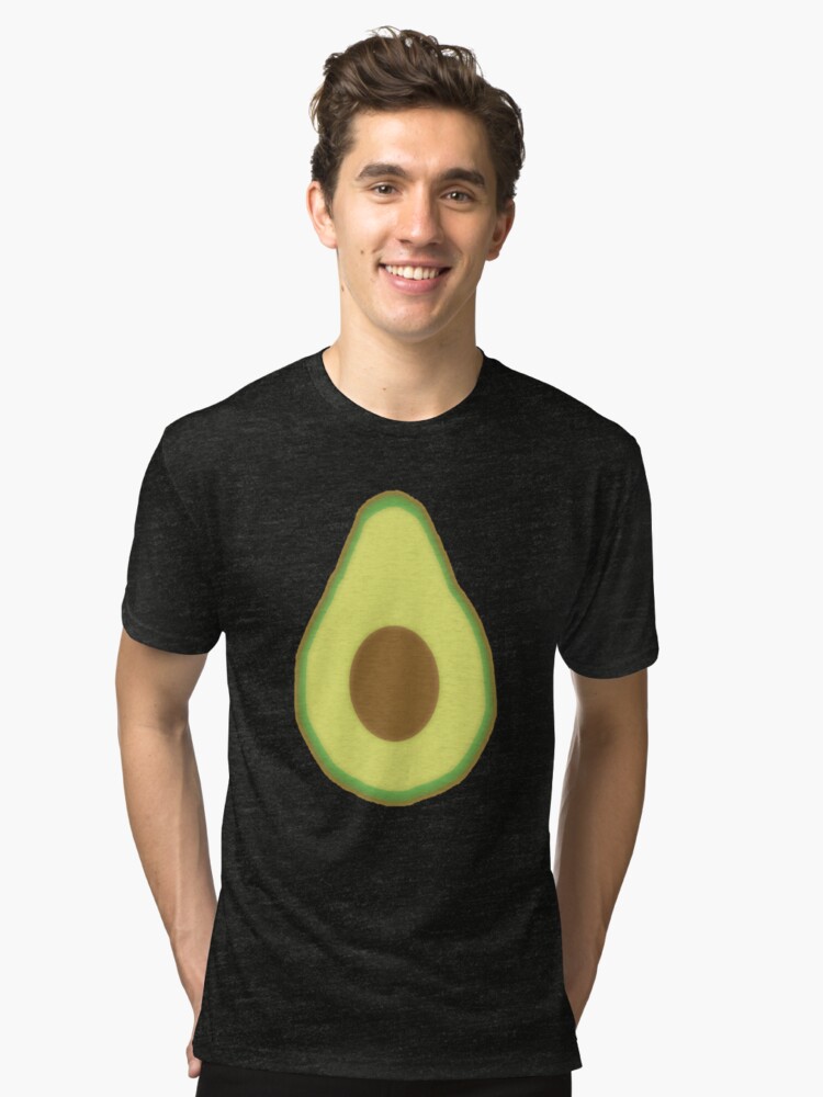 avocado costume shirt cute halloween costume toast tee tri blend t shirt front