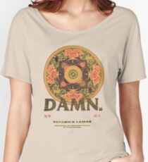 Kendrick Lamar DAMN Tour Pattern Kung Fu Kenny Women's Relaxed Fit T-Shirt