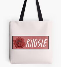 Rho Psi Eta "Rhosie" - Salmon Rose Tote Bag
