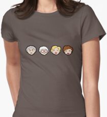 Camiseta entallada para mujer Emoji Golden Girls
