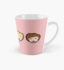 Emoji goldene Mädchen Tasse (groß)