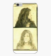 Janis Joplin Mug Shot 1969 Photo Gold mugshot iPhone Case