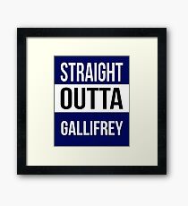 Dr Who Framed Print