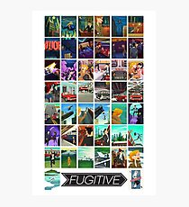 The Chase! Official Art from The game Fugitive by Fowers Games Photographic Print
