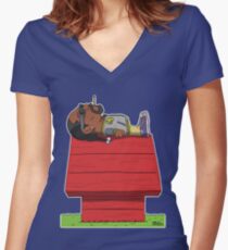 Snoop Women's Fitted V-Neck T-Shirt