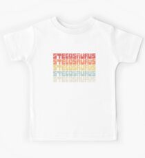 Vintage Dinosaur STEGOSAURUS Graphic Kids Tee