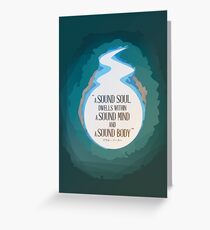 A Sound Soul Greeting Card