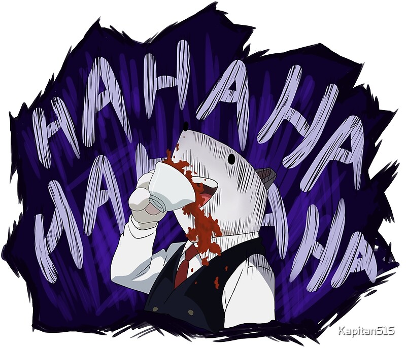 "Principal Nezu Laughing" by Kapitan515 Redbubble