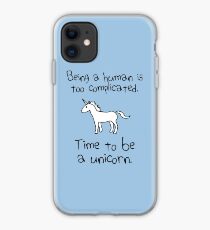 Time To Be A Unicorn iPhone Case