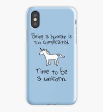 Time To Be A Unicorn iPhone Case