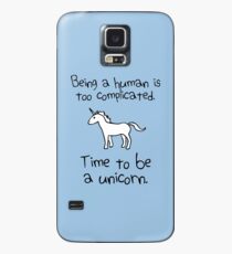 Zeit ein Einhorn zu sein Hülle & Klebefolie für Samsung Galaxy