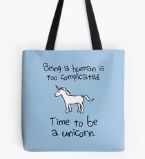 Time To Be A Unicorn Tote Bag