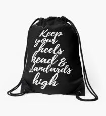 Coco Chanel Quote Drawstring Bag