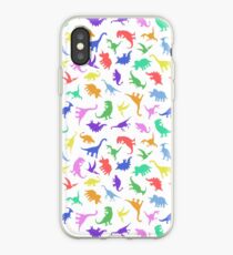 Fun Dinosaur Pattern iPhone Case