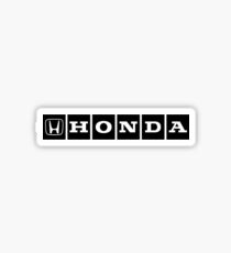 Honda Black Sticker