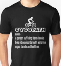 Radfahren lustiges Design - Cycopath Substantiv Slim Fit T-Shirt