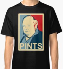 Camiseta clásica Paddy Losty - Pints - Pintman - Obama parodia