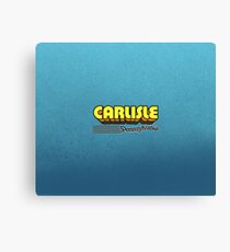 Carlisle, Pennsylvania | Retro Stripes Canvas Print