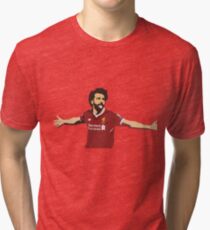 Mo Salah LFC Tri-blend T-Shirt