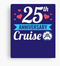 25th Anniversary Cruise Canvas Print