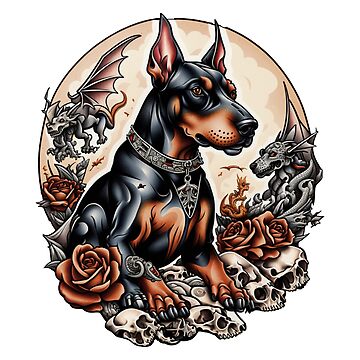 Buy Doberman Print, Doberman Tattoo Flash Sheet, Dog Flash, Tattoo Flash,  Tattoo Flash Art, Flash Sheet, Old School Flash, Doberman Art, Dog Art  Online in India - Etsy