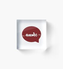 Amore Acrylic Block
