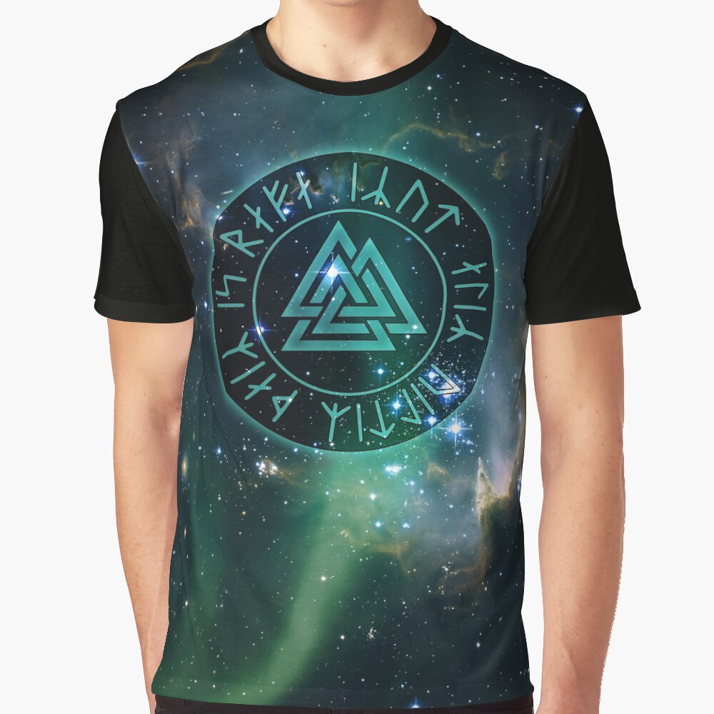 Valknut - Not All Who Wander Graphic T-Shirt