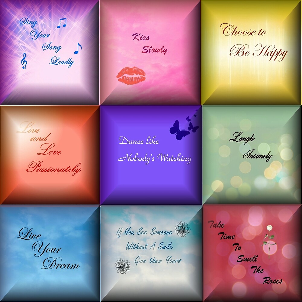 "Inspirational Quotes Abstract Art" by Peggy Garr Redbubble