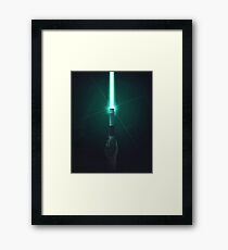 Lightsaber Framed Print