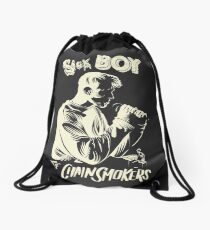Sick Boy Drawstring Bag