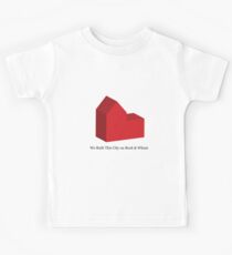 We Built This City on Rock & Wheat Kids Tee