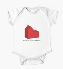 Wir bauten diese Stadt auf Rock & Wheat Baby Body Kurzarm