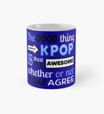 GUT ÜBER KPOP - BLAU Tasse (Standard)